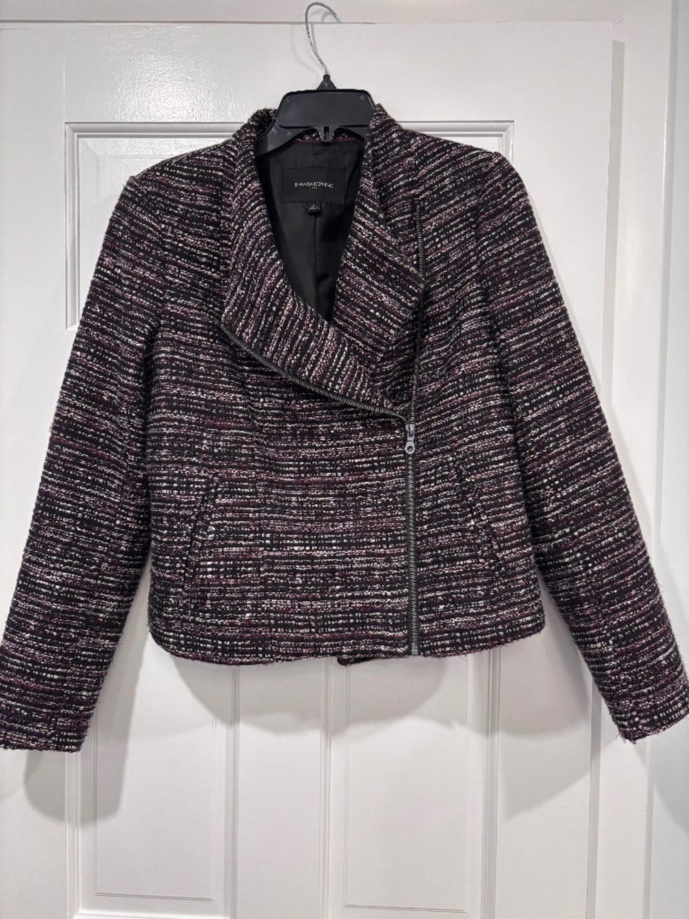 Zip up blazer